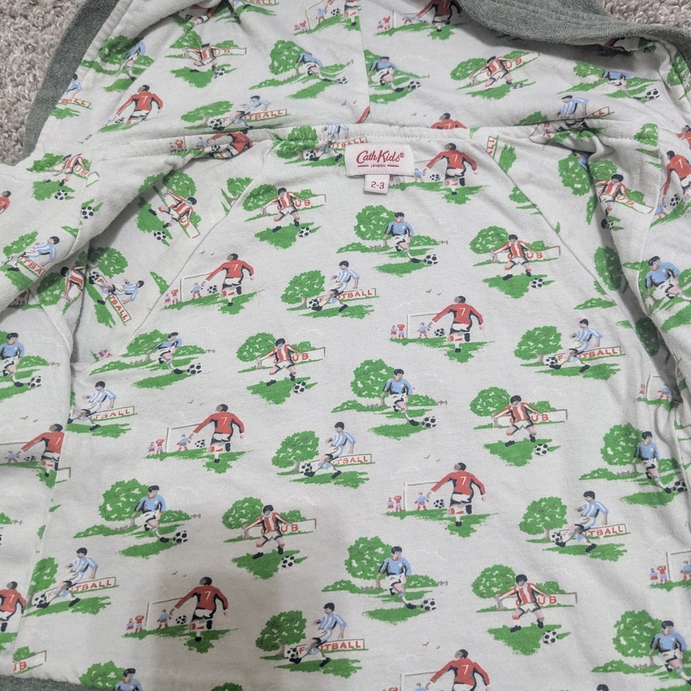 Cath Kidston London Soccer Hooded Jacket - Picture 3 of 4